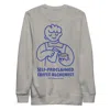 Anchor & Crew Carbon Grey Gustatory Coffee Alchemist Cotton Blend Embroidered Sweatshirt - Men In Grey