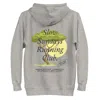 Anchor & Crew Carbon Grey Savannah Slow Sundays Running Club Cotton Blend Hoodie - Men In Grey
