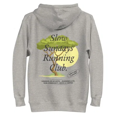 Anchor & Crew Carbon Grey Savannah Slow Sundays Running Club Cotton Blend Hoodie - Men