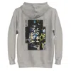 Anchor & Crew Carbon Grey Two Japan Gurafiku Cotton Blend Hoodie - Women In Grey