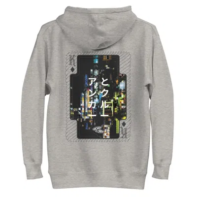 Anchor & Crew Carbon Grey Two Japan Gurafiku Cotton Blend Hoodie - Women