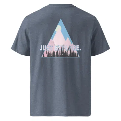 Anchor & Crew Dark Heather Blue Just Explore. Seeker Organic Cotton T-shirt - Women