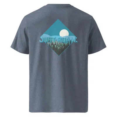 Anchor & Crew Dark Heather Blue Just Roam. Seeker Organic Cotton T-shirt - Women