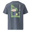 Anchor & Crew Dark Heather Blue Las Vegas Landmark Organic Cotton T-shirt - Women In Blue