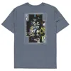 Anchor & Crew Dark Heather Blue Two Japan Gurafiku Organic Cotton T-shirt - Men In Blue