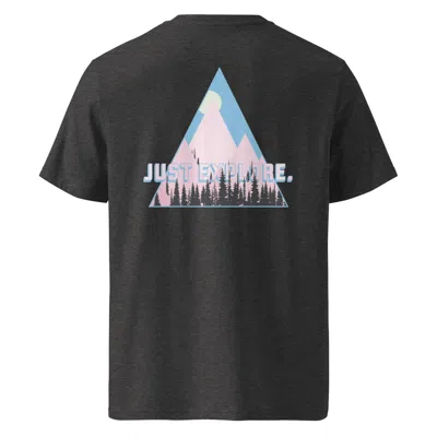 Anchor & Crew Dark Heather Grey Just Explore. Seeker Organic Cotton T-shirt - Men