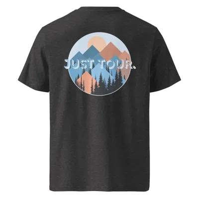 Anchor & Crew Dark Heather Grey Just Tour. Seeker Organic Cotton T-shirt - Men