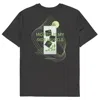 Anchor & Crew Dark Heather Grey Mojito Is My Side Hustle Club Organic Cotton T-shirt - Men In Grey