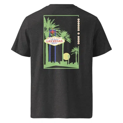 Anchor & Crew Dark Heeather Grey Las Vegas Landmark Organic Cotton T-shirt - Women