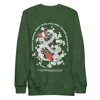 Anchor & Crew Forest Green Koi Fish Another Good Day Cotton Blend Sweatshirt - Women In Green