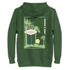Anchor & Crew Forest Green Las Vegas Landmark Cotton Blend Hoodie - Women In Green