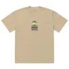 Anchor & Crew Green Faded Khaki Desert Surf Explore Co. Oversized Cotton T-shirt - Women In Green