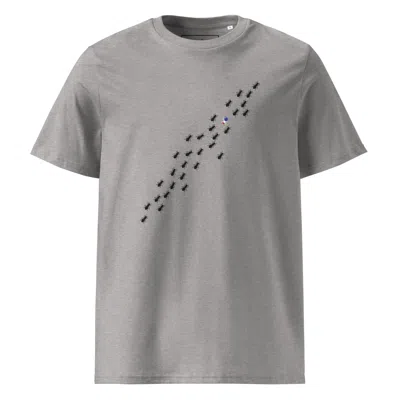 Anchor & Crew Heather Grey Ants Where's William Going? Organic Cotton T-shirt - Women