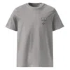 Anchor & Crew Heather Grey Cassette Monkey Organic Cotton Embroidered T-shirt - Men In Grey