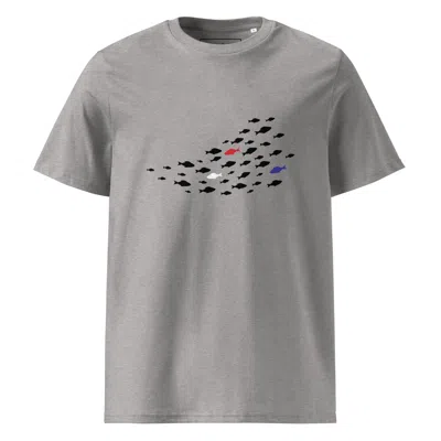Anchor & Crew Heather Grey Fish Where's William Going? Organic Cotton T-shirt - Women