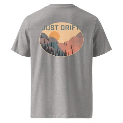 Anchor & Crew Heather Grey Just Drift. Seeker Organic Cotton T-shirt - Women