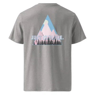 Anchor & Crew Heather Grey Just Explore. Seeker Organic Cotton T-shirt - Women