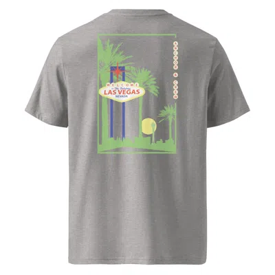 Anchor & Crew Heather Grey Las Vegas Landmark Organic Cotton T-shirt - Men