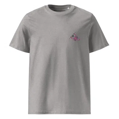 Anchor & Crew Heather Grey Scorpion Knittin' Up In The Wild Organic Cotton Embroidered T-shirt - Men