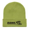 Anchor & Crew Leaf Green Dank Gen. Organic Cotton Embroidered Beanie - Men In Green