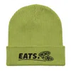 Anchor & Crew Leaf Green Eats Gen. Organic Cotton Embroidered Beanie - Men In Green