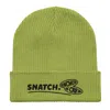 Anchor & Crew Leaf Green Snatch Gen. Organic Cotton Embroidered Beanie - Men In Green