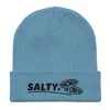 Anchor & Crew Light Blue Salty Gen. Organic Cotton Embroidered Beanie - Men In Blue