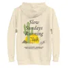 Anchor & Crew Neutrals Bone Cactus Slow Sundays Running Club Cotton Blend Hoodie - Men In White
