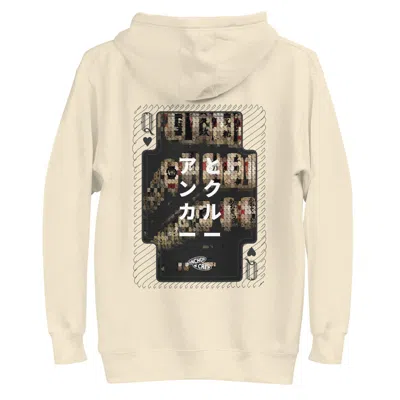 Anchor & Crew Neutrals Bone One Japan Gurafiku Cotton Blend Hoodie - Men In White