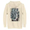 Anchor & Crew Neutrals Bone Three Japan Gurafiku Cotton Blend Hoodie - Women In White
