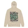Anchor & Crew Neutrals Desert Dust Balance Le Dance Disco! Organic Cotton Embroidered Heavyweight Hoodie - Men