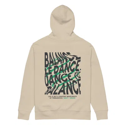 Anchor & Crew Neutrals Desert Dust Balance Le Dance Disco! Organic Cotton Embroidered Heavyweight Hoodie - Men
