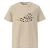 Anchor & Crew Neutrals Desert Dust Fish Where's William Going? Organic Cotton T-shirt - Women