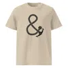 Anchor & Crew Neutrals Desert Dust Oversized Ampersand Signature Organic Cotton T-shirt - Women