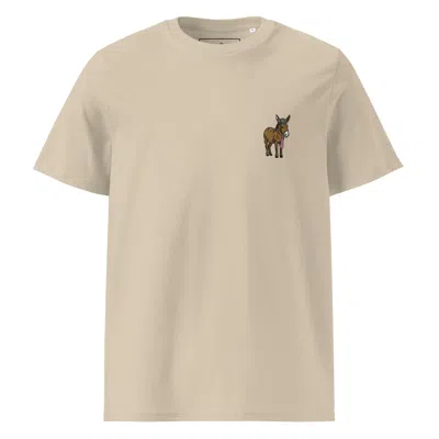 Anchor & Crew Neutrals Desert Dust Smart Ass Actual Life Organic Cotton Embroidered T-shirt - Men In Brown