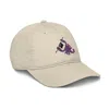 Anchor & Crew Neutrals Oyster Scorpion Knittin' Up In The Wild Organic Cotton Embroidered Baseball Cap - Women