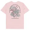 Anchor & Crew Pink / Purple Cotton Pink Flamingo Another Good Day Organic Cotton T-shirt - Women In Pink/purple
