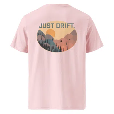 Anchor & Crew Pink / Purple Cotton Pink Just Drift. Seeker Organic Cotton T-shirt - Men In Pink/purple