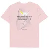Anchor & Crew Pink / Purple Cotton Pink Martini Is My Side Hustle Club Organic Cotton T-shirt - Women In Pink/purple