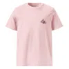 Anchor & Crew Pink / Purple Cotton Pink Scorpion Knittin' Up In The Wild Organic Cotton Embroidered T-shirt - Wome In Pink/purple