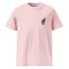 Anchor & Crew Pink / Purple Cotton Pink Smart Ass Actual Life Organic Cotton Embroidered T-shirt - Women In Pink/purple