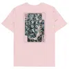 Anchor & Crew Pink / Purple Cotton Pink Three Japan Gurafiku Organic Cotton T-shirt - Men In Pink/purple