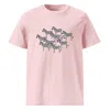 Anchor & Crew Pink / Purple Cotton Pink Zebra Where's William Going? Organic Cotton T-shirt - Women In Pink/purple