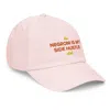 Anchor & Crew Pink / Purple Pastel Pink Negroni Is My Side Hustle Club Chino Embroidered Cap - Men In Pink/purple