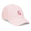Anchor & Crew Pink / Purple Pink Pastel Ampersand Signature Embroidered Chino Cap - Men In Pink/purple