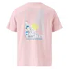 Anchor & Crew Pink / Purple Cotton Pink Santorini Landmark Organic Cotton T-shirt - Women In Pink/purple