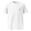 Anchor & Crew White Ampersand Signature Organic Cotton Embroidered T-shirt - Men In White