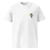 Anchor & Crew White Bonsai Garden Dystopia Organic Cotton Embroidered T-shirt - Men In White
