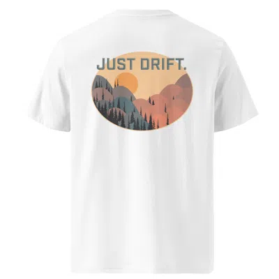 Anchor & Crew White Just Drift. Seeker Organic Cotton T-shirt - Women