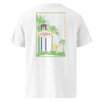 Anchor & Crew White Las Vegas Landmark Organic Cotton T-shirt - Women